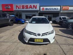 2014 TOYOTA COROLLA ZRE182R ASCENT 1.8L 4Cyl MULTI POINT F/INJ CVT AUTO 7 SP SEQUENTIAL 5D HATCHBACK White