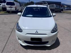 2013 Mitsubishi Mirage ES LA MY14 White