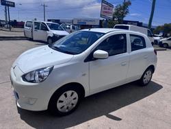 2013 Mitsubishi Mirage ES LA MY14 White