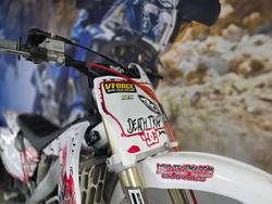 2007 Honda CR250R WHITE