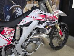 2007 Honda CR250R WHITE