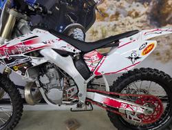 2007 Honda CR250R WHITE