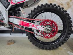 2007 Honda CR250R WHITE