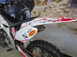 2007 Honda CR250R WHITE