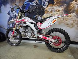2007 Honda CR250R WHITE