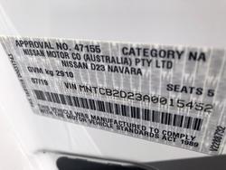 2019 Nissan Navara RX D23 Series 3 4x2 Polar White