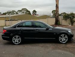 2012 Mercedes-Benz C-Class C250 BlueEFFICIENCY Avantgarde W204 MY12 Black