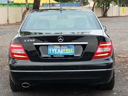 2012 Mercedes-Benz C-Class C250 BlueEFFICIENCY Avantgarde W204 MY12 Black