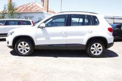 2014 Volkswagen Tiguan 132TSI Pacific 5N MY14 Four Wheel Drive Pure White