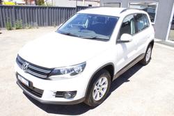 2014 Volkswagen Tiguan 132TSI Pacific 5N MY14 Four Wheel Drive Pure White