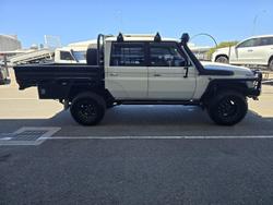 2018 Toyota Landcruiser GXL VDJ79R 4X4 Dual Range French Vanilla