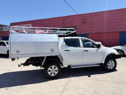2015 Mitsubishi Triton GLX MN MY15 4X4 Dual Range White