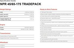 2026 Isuzu N Series NPR 45/65-175 DT D28 TRADEPACK