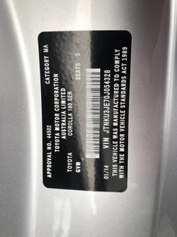 2014 Toyota Corolla Ascent Sport