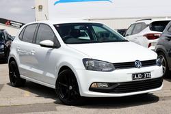 2016 Volkswagen Polo 66TSI Trendline 6R MY16 Pure White
