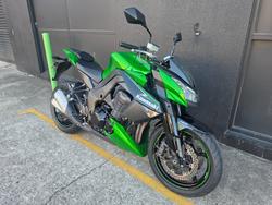 2012 Kawasaki Z1000 GREEN