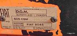 1978 Fiat 605C Super ORANGE