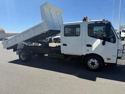 2017 Hino 300 717 , 7 SEAT DUAL CAB, 3.8m TIPPER, X SHIRE