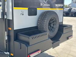 2026 JB Caravans 20'6 Scorpion Sting Rear Door