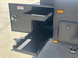 2026 JB Caravans Gator X 18'6 Tandem Axle Rear Door