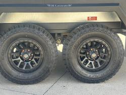 2026 JB Caravans Gator X 18'6 Tandem Axle Rear Door