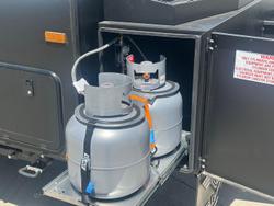 2026 JB Caravans Gator X 18'6 Tandem Axle Rear Door