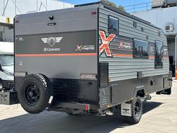 2026 JB Caravans 17'10 Dirt Road Xtreme Rear Door