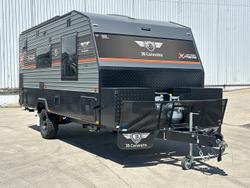 JB Caravans Dirt Road Xtreme 17'10 Rear Door