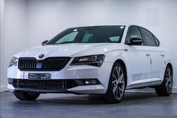 2018 SKODA Superb 206TSI SportLine NP MY18.5 4X4 Constant Moon White