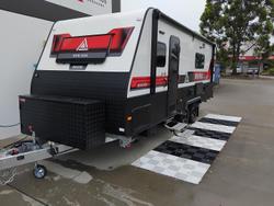 New AGE Caravans BIG Red 20FT Slide OUT Full Composite