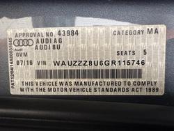 2016 Audi Q3 TFSI Sport 8U MY17 Four Wheel Drive Monsoon Grey