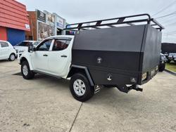 2015 Mitsubishi Triton GLX MN MY15 4X4 Dual Range White