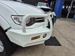 2015 Mitsubishi Triton GLX MN MY15 4X4 Dual Range White