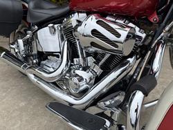2011 HARLEY-DAVIDSON FLSTN SOFTAIL DELUXE RED/WHITE