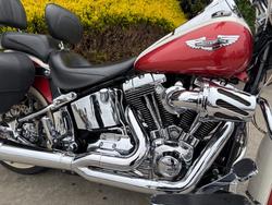 2011 HARLEY-DAVIDSON FLSTN SOFTAIL DELUXE RED/WHITE