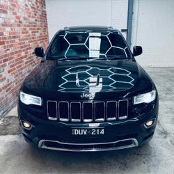 2015 Jeep Grand Cherokee Overland WK MY15 4X4 Dual Range Brilliant Black