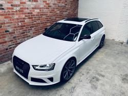 2014 Audi RS4 B8 MY14 Four Wheel Drive Ibis White