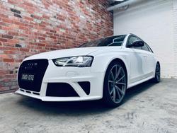 2014 Audi RS4 B8 MY14 Four Wheel Drive Ibis White