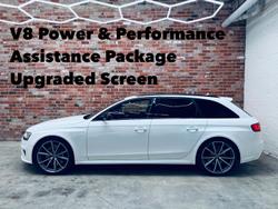 2014 Audi RS4 B8 MY14 Four Wheel Drive Ibis White