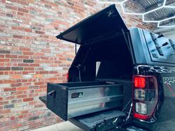 2021 Ford Ranger Raptor PX MkIII MY21.25 4X4 Dual Range Shadow Black