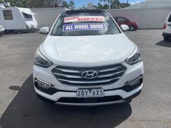 2016 Hyundai Santa Fe Highlander DM3 Series II MY16 4X4 On Demand Creamy White