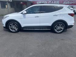 2016 Hyundai Santa Fe Highlander DM3 Series II MY16 4X4 On Demand Creamy White