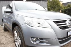 2010 Volkswagen Tiguan 125TSI 5N MY10 Four Wheel Drive Mountain Grey