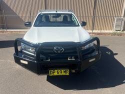 2021 Toyota Hilux Workmate TGN121R 4x2 Glacier White