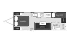 2025 Windsor Genesis 220Md 22' 2 Bunk