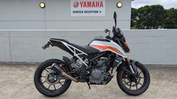 2021 Ktm 390 DUKE White