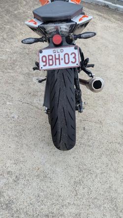 2021 Ktm 390 DUKE White