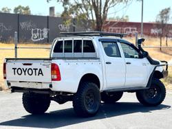 2010 Toyota Hilux SR KUN26R MY10 4X4 Glacier White