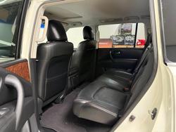 2016 Nissan Patrol Ti Y62 MY15 4X4 Dual Range Ivory Pearl