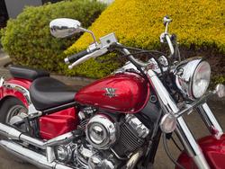 2010 Yamaha XVS650A V-STAR CLASSIC Red